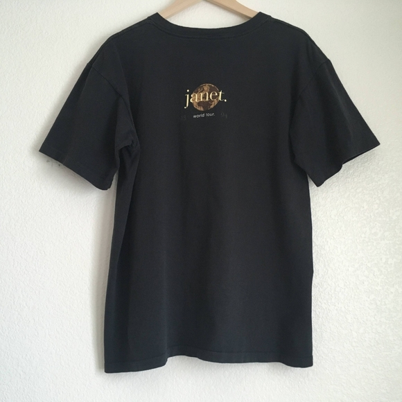 1993 Janet Jackson World Tour T-shirt, black, L - Picture 13 of 13